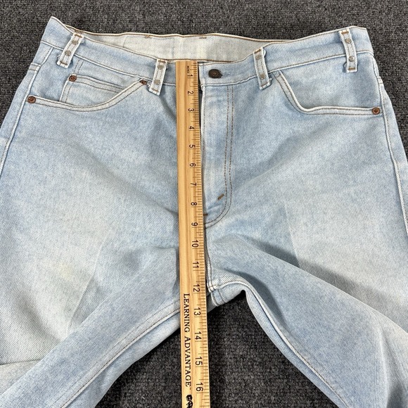Vintage 80s 90s Levis 517 Jeans Fits 34x31 Blue Regular Bootcut USA Embellished - Picture 14 of 16